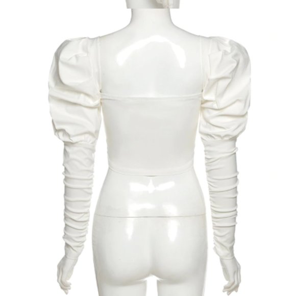 Puff Sleeve Blouse 💋 - Picture 2 of 9